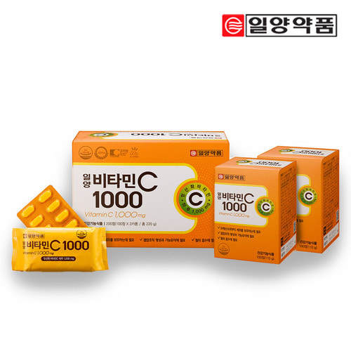 일양약품 비타민C1000 1100mg 200정-항산화/200일분