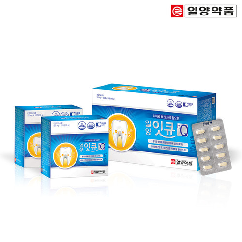 일양약품 잇큐 750mgX240정(4개월분)-치아와 뼈건강