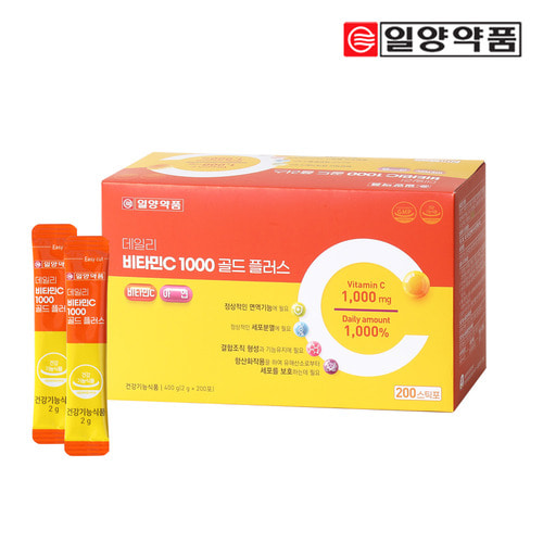 일양 데일리 비타민C1000 골드 플러스 200포-레몬맛