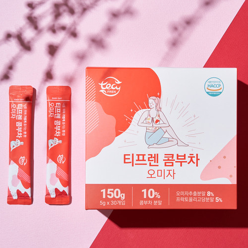 티프렌 콤부차 오미자 5gX30개입-홍차 발효음료