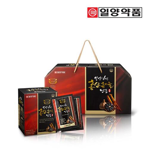 일양약품 일양6년 홍삼 흑마늘 명품 50mlX30포-선물세트